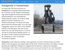 Tablet Screenshot of karaganda.de